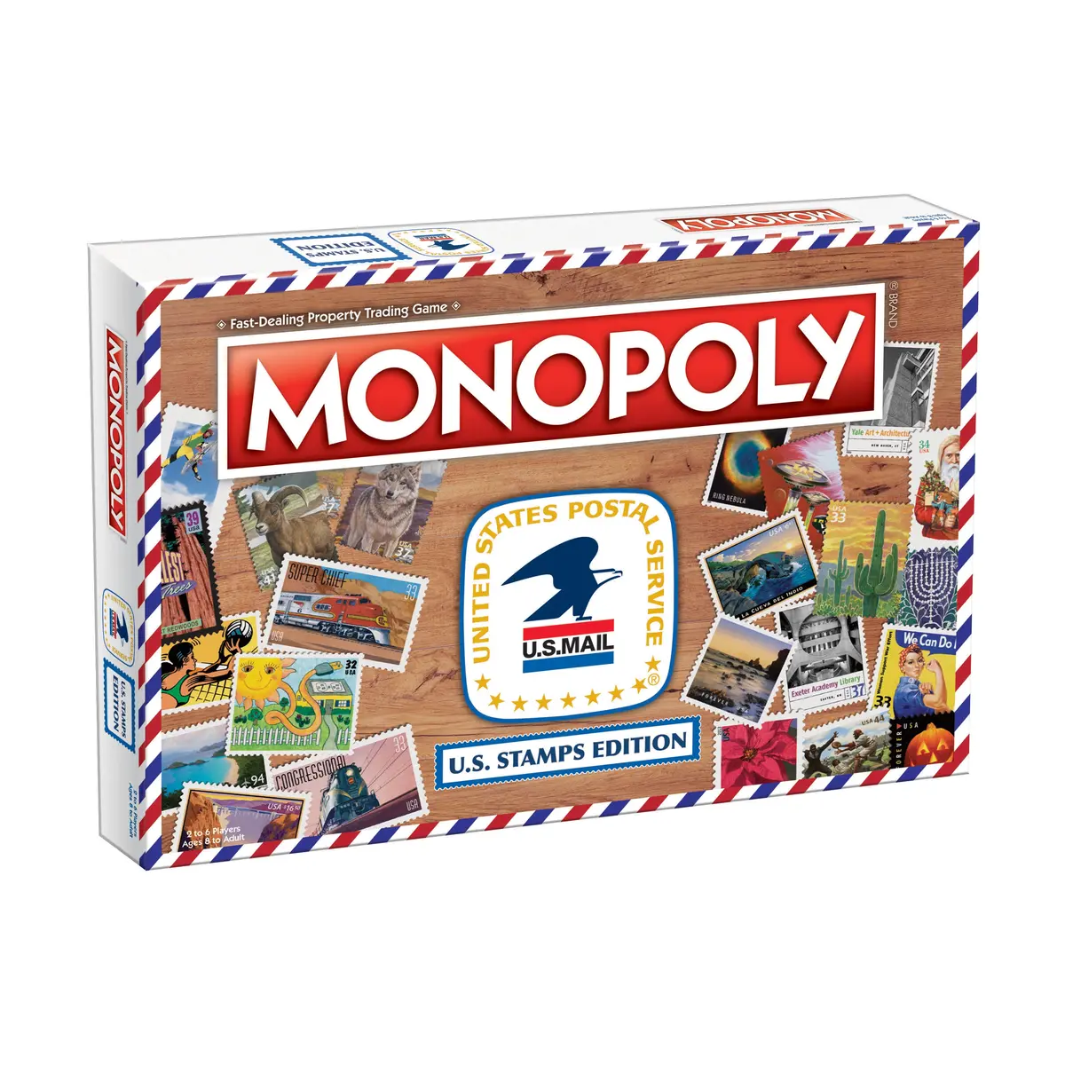 Monopoly U.S. Stamps Edition Collectible Board Game 1