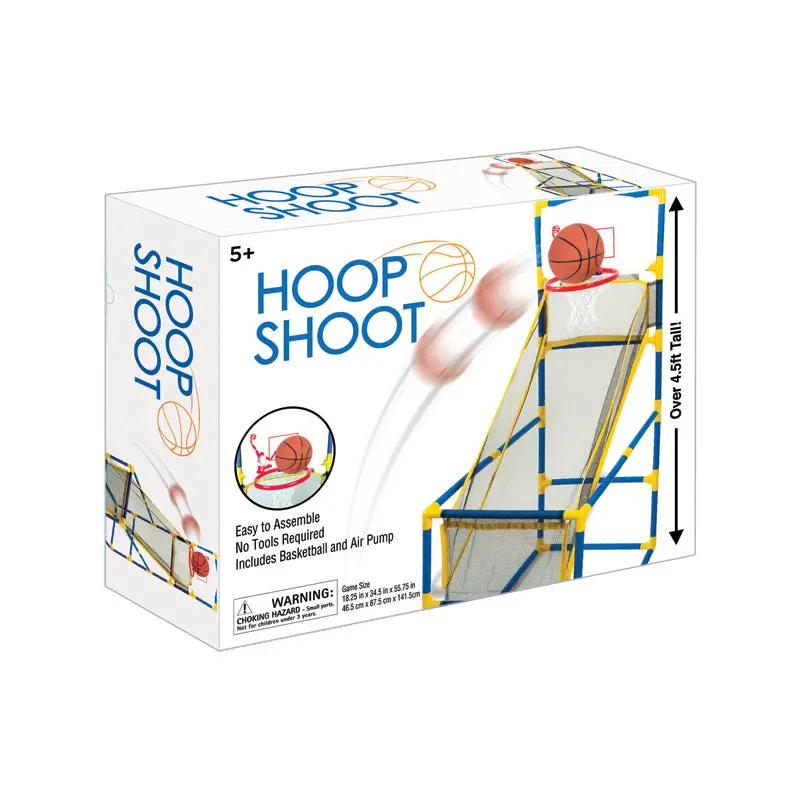 Hoop Shoot Basketball Set: Compact Indoor Arcade Game 1