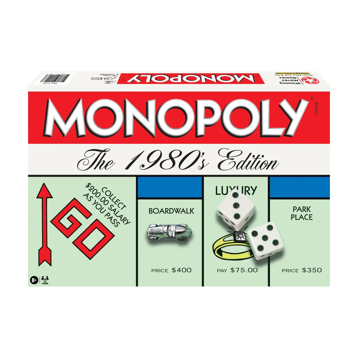 Monopoly 1980'S Edition Classic Board Game By Winning Moves 1