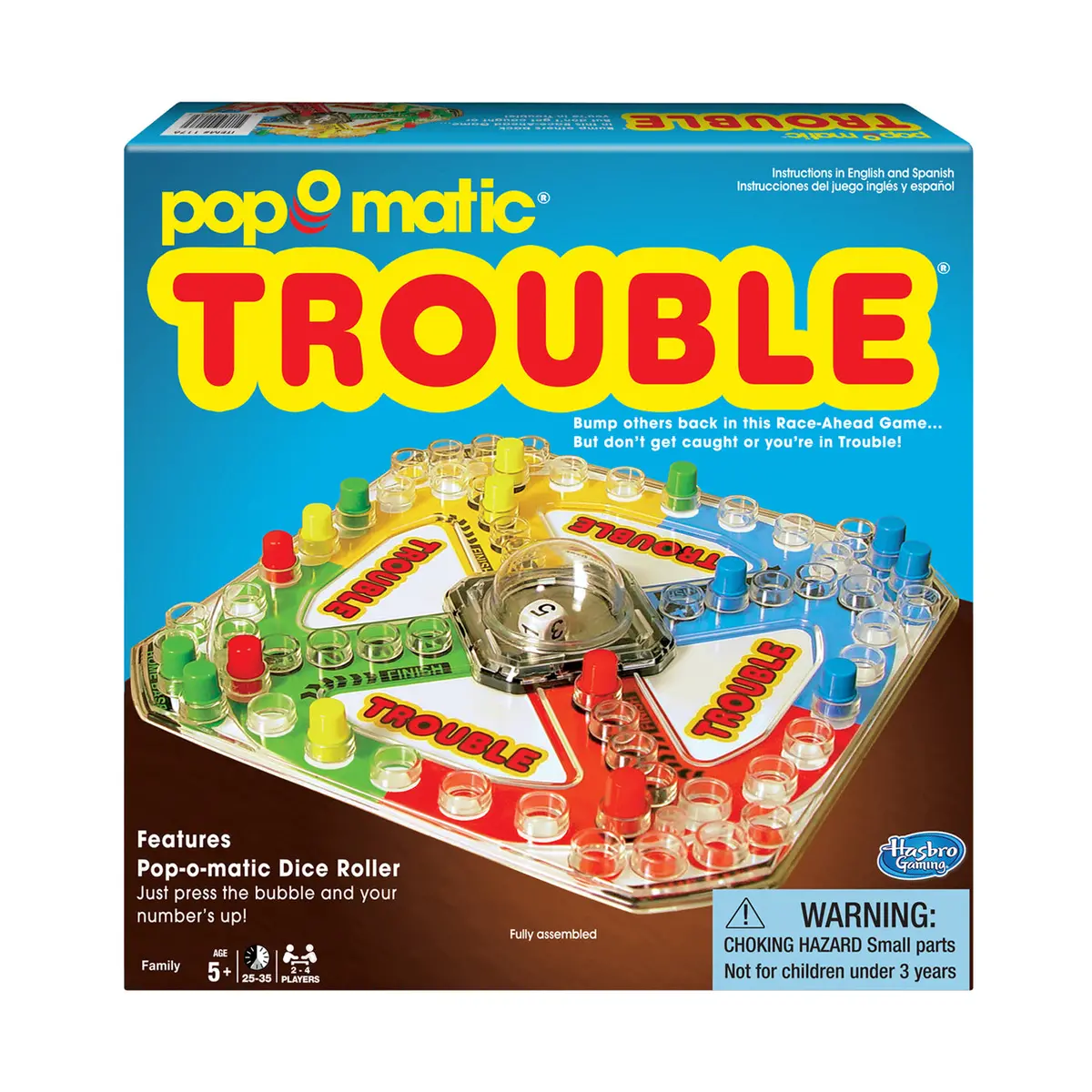 Classic Trouble Pop-O-Matic Board Game 1