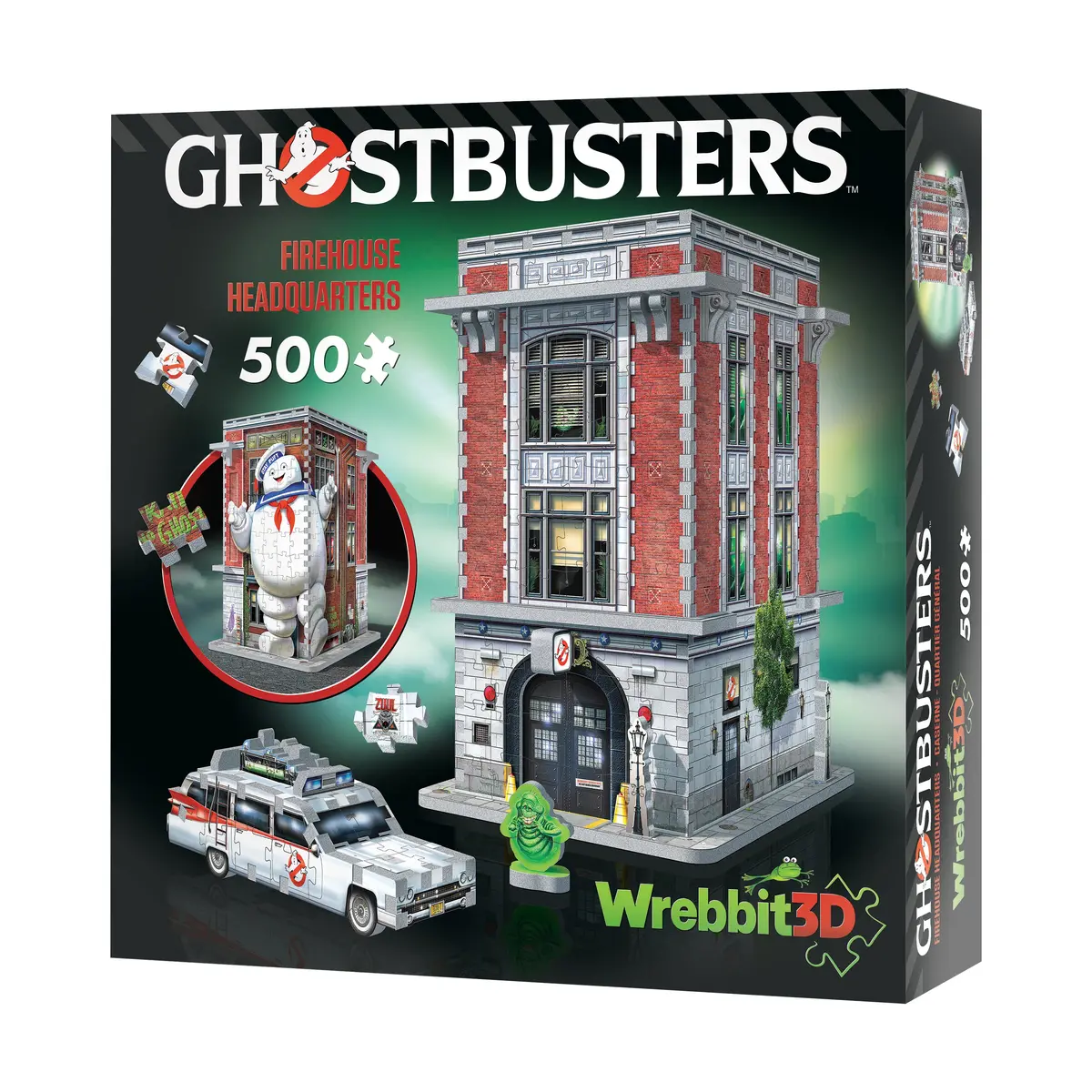 Ghostbusters 3D Firehouse Headquarters Jigsaw Puzzle - 500 Pc 1