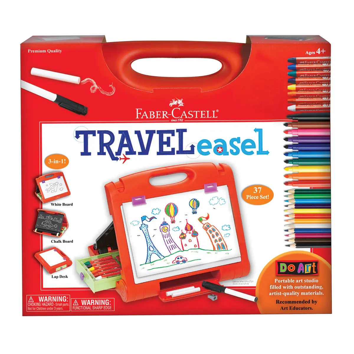 Faber-Castell Do Art Travel Easel - Portable Art Kit For Kids 1