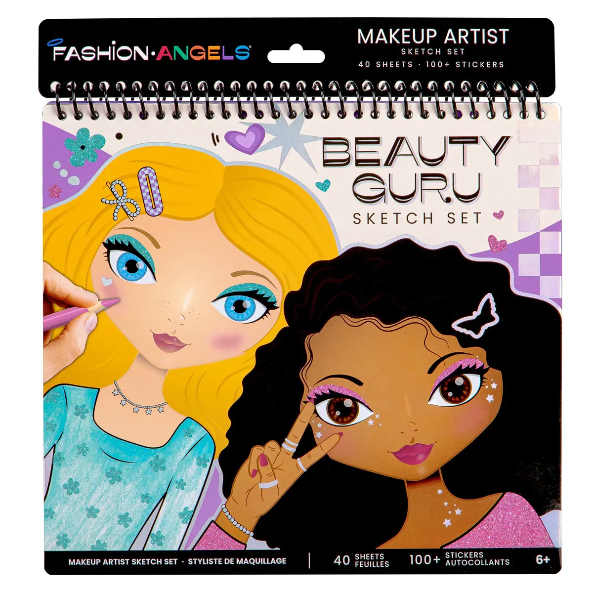 Fashion Design Sketch Portfolio Set - Beauty Guru Makeup Artist Kit 1