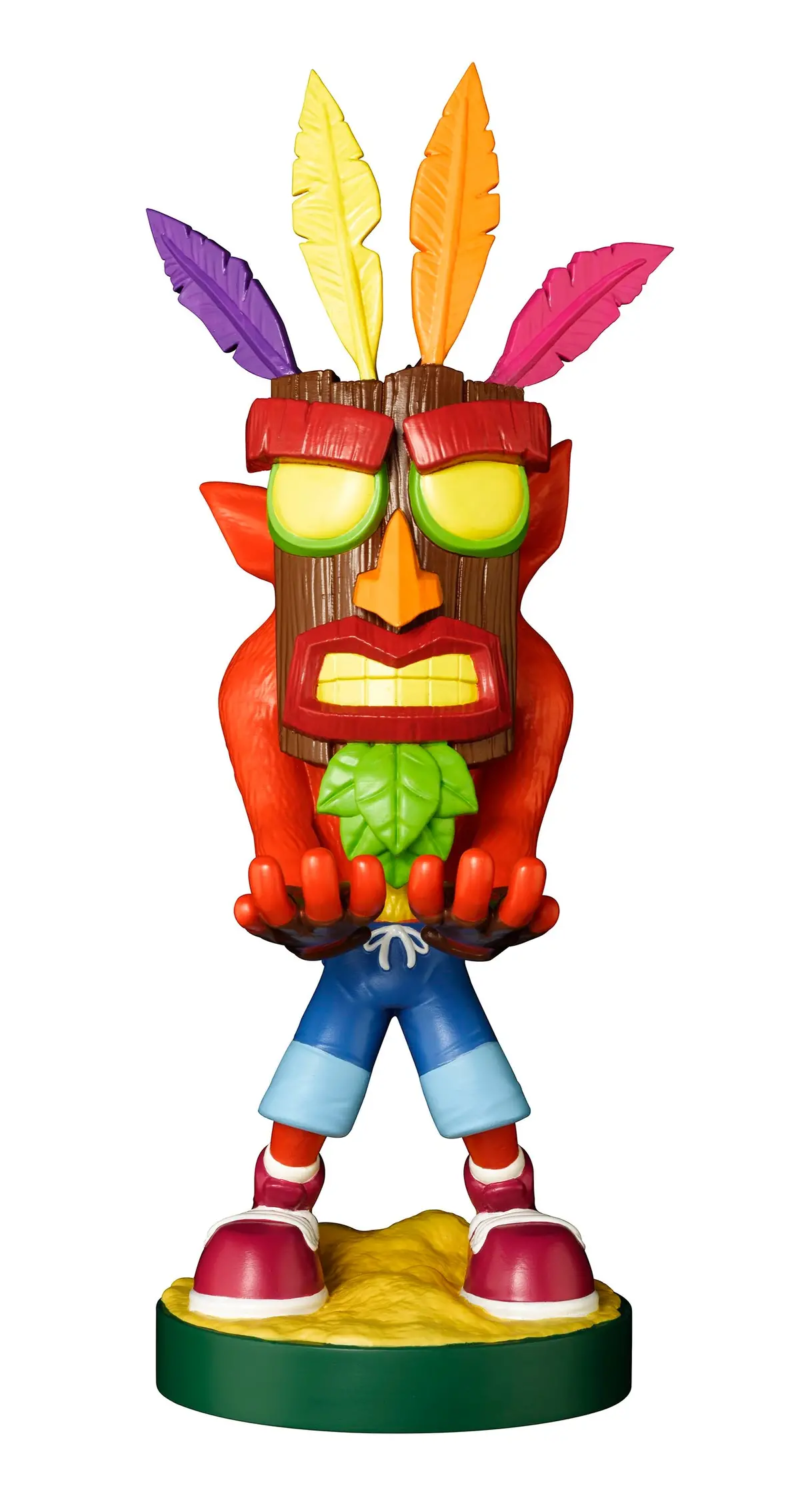 Exquisite Gaming Crash Bandicoot: Aku Aku Phone And Controller Stand 1