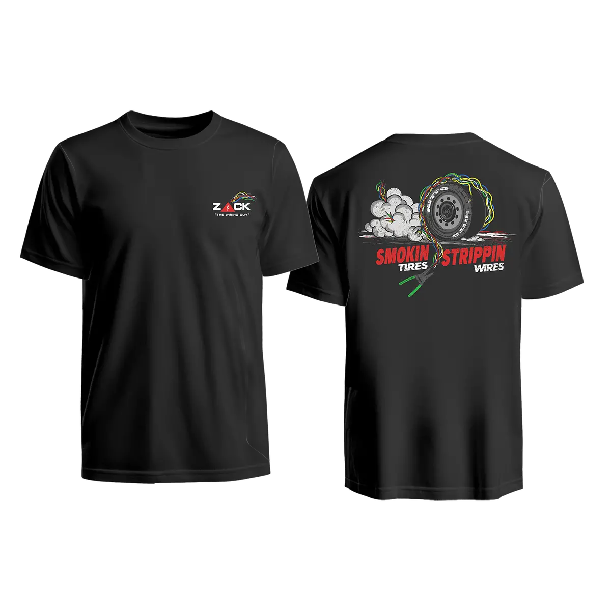 Zack The Wiring Guy's Strippin Wires Shirt 1