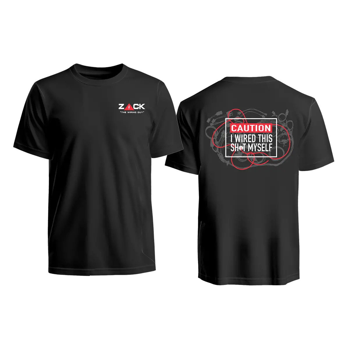 Zack The Wiring Guy Caution Shirt 1