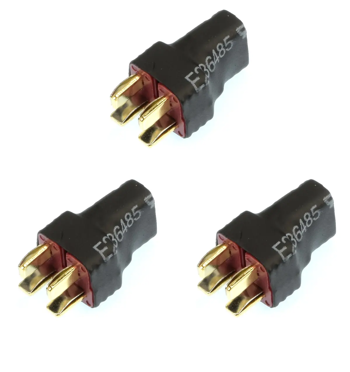 Apex Rc Products No Wire Ultra T Plug (Deans Style) Parallel Adapter Connector Plug - 3 Pack #1276 1