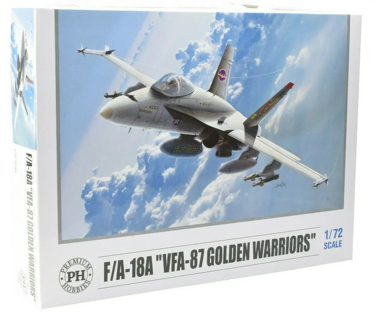 Premium Hobbies F/A-18 "Vfa-87 Golden Warriors" 1:72 Model Airplane Kit 129V 1