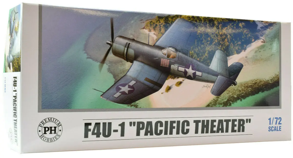 Premium Hobbies F4u-1 "Pacific Theater" 1:72 Plastic Model Airplane Kit 131V 1