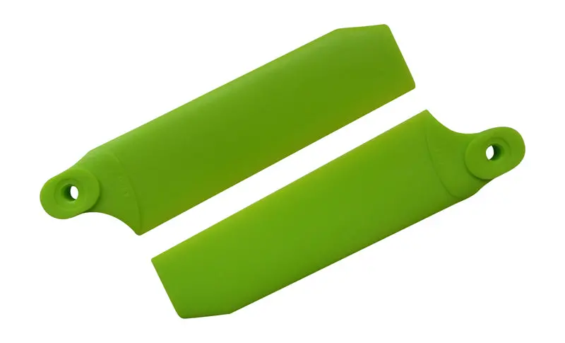 Kbdd Neon Lime 72.5Mm W/ 5Mm Root Extreme Tail Rotor Blades #4031 1