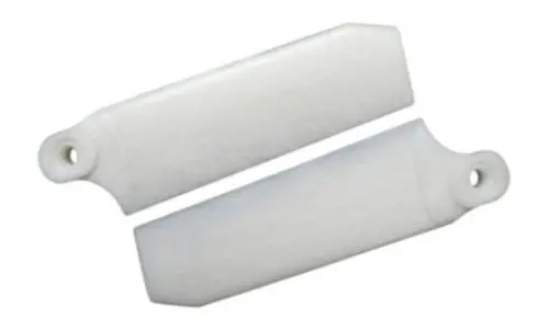 Kbdd Pearl White 72.5Mm W/ 5Mm Root Extreme Tail Rotor Blades #4033 1