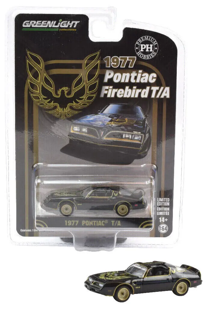 Greenlight X Premium Hobbies 1977 Pontiac Firebird T/A Trans Am 1:64 Scale Diecast Car 51456 1