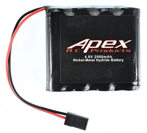 Apex Rc Products 4.8V 2000Mah Nimh Flat Receiver Battery #7300 1