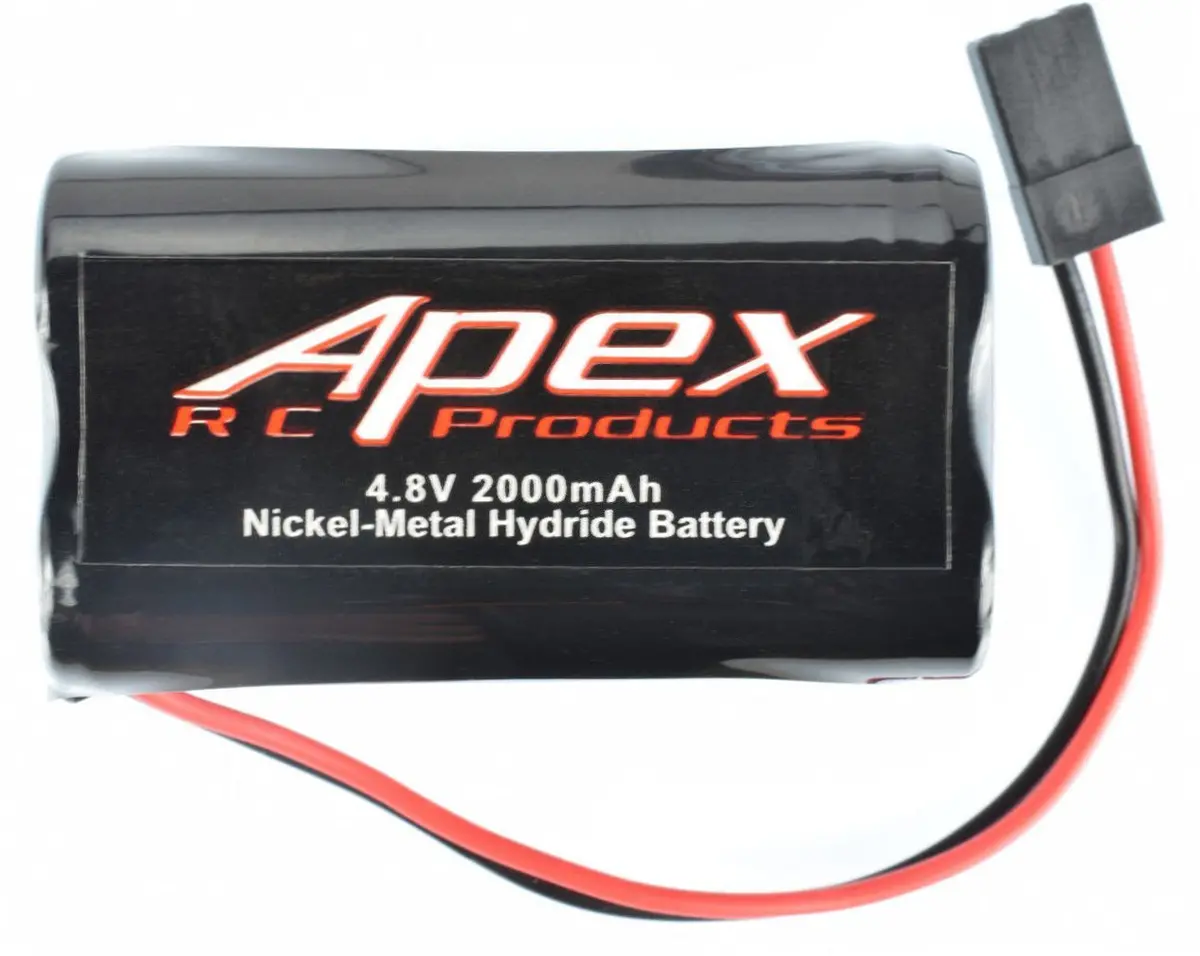 Apex Rc Products 4.8V 2000Mah Nimh Square Receiver Battery #7301 1