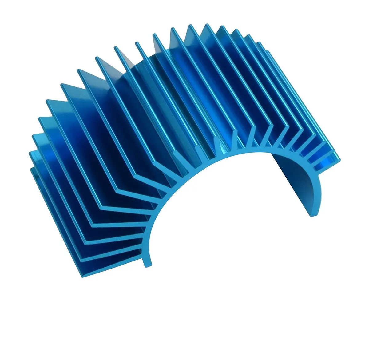 Apex Rc Products Blue Aluminum 540 / 550 Electric Motor Heat Sink #8040 1