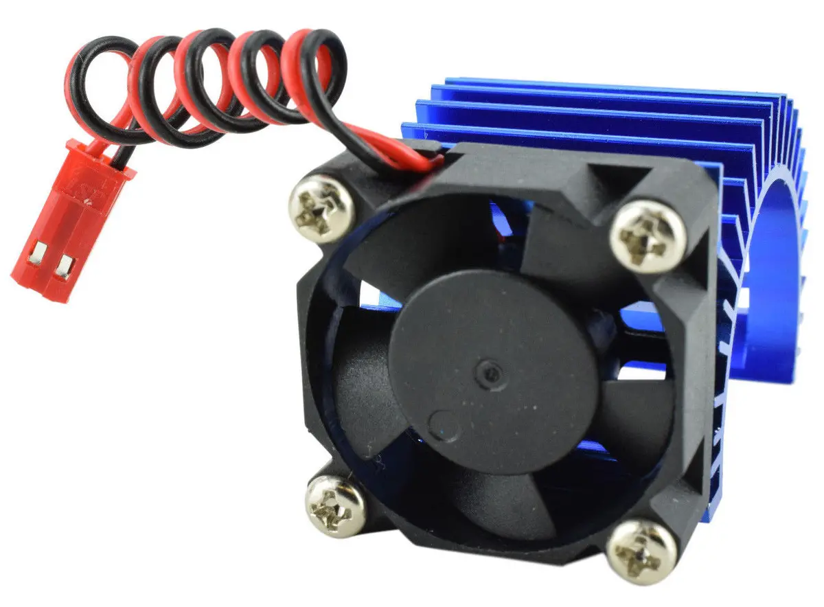 Apex Rc Products 540 / 550 Blue Aluminum Heat Sink W/ 30Mm Fan #8041-Bl 1