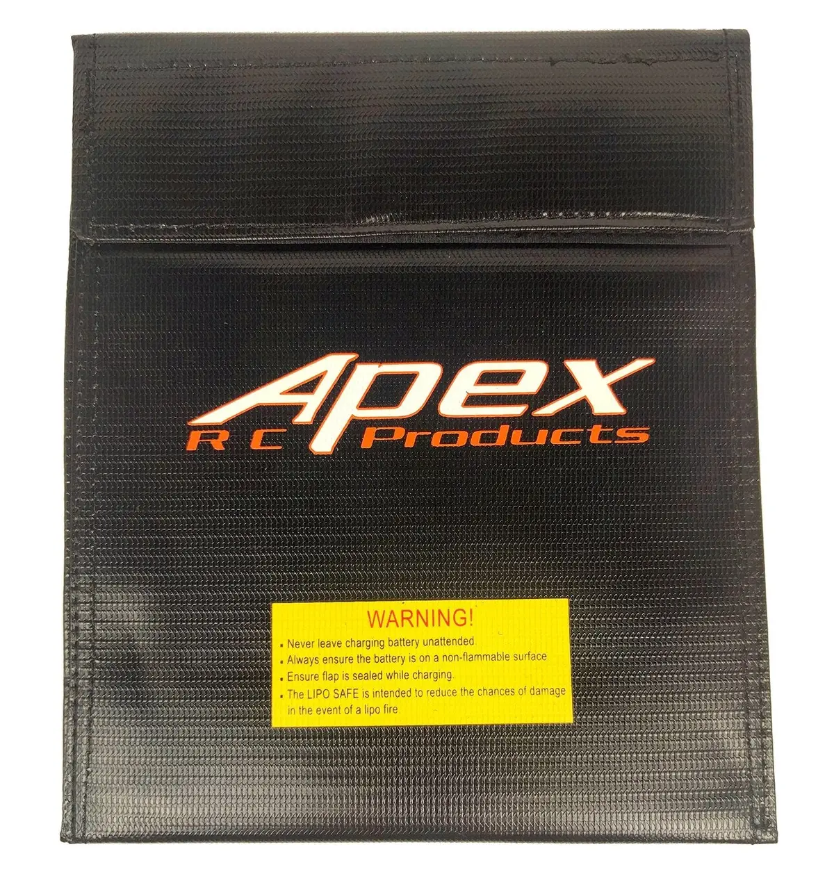 Apex Rc Products 180Mm X 220Mm Lipo Safe Fire Resistant Charging Bag #8078 1
