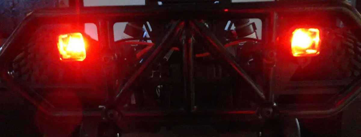 Apex Rc Products Red Led Kit - For Rpm Traxxas Slash 2Wd / 4X4 Rear Bumper #9033 1