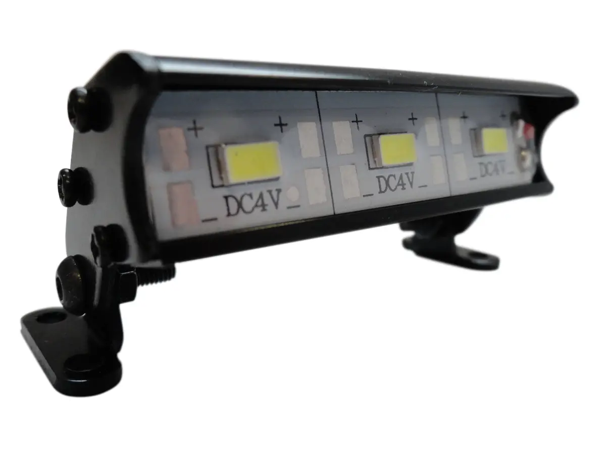 Apex Rc Products 3 Led 55Mm Aluminum Light Bar #9040 1