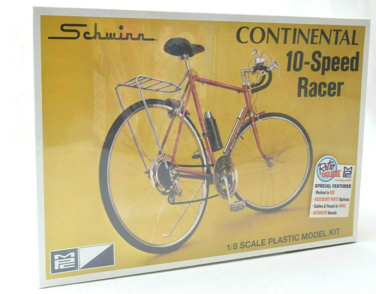 Mpc Schwinn Continental 10-Speed Racer 1:8 Scale Plastic Model Bicycle Kit 915 1