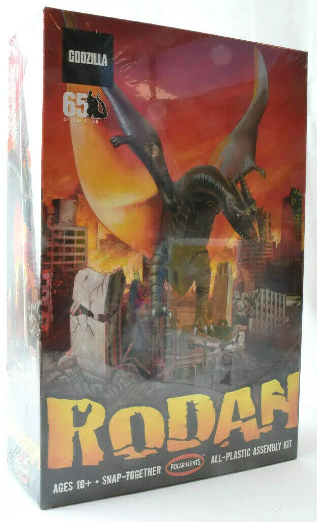 Polar Lights Godzilla Rodan 1:800 Scale Snap Together Plastic Model Kit 963 1