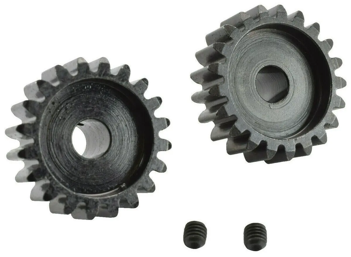Apex Rc Products 20 & 21T Mod 1.5 M1.5 8Mm Bore 1/5 Scale Pinion Gear Set #9725 1