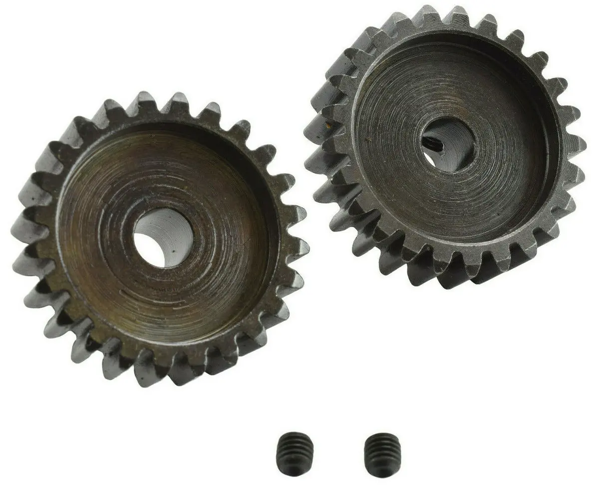 Apex Rc Products 24 & 25T Mod 1.5 M1.5 8Mm Bore 1/5 Scale Pinion Gear Set #9727 1