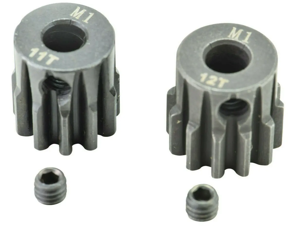 Apex Rc Products 11 & 12T Mod 1 M1 5Mm 1/8 Scale Pinion Gear Set #9730 1