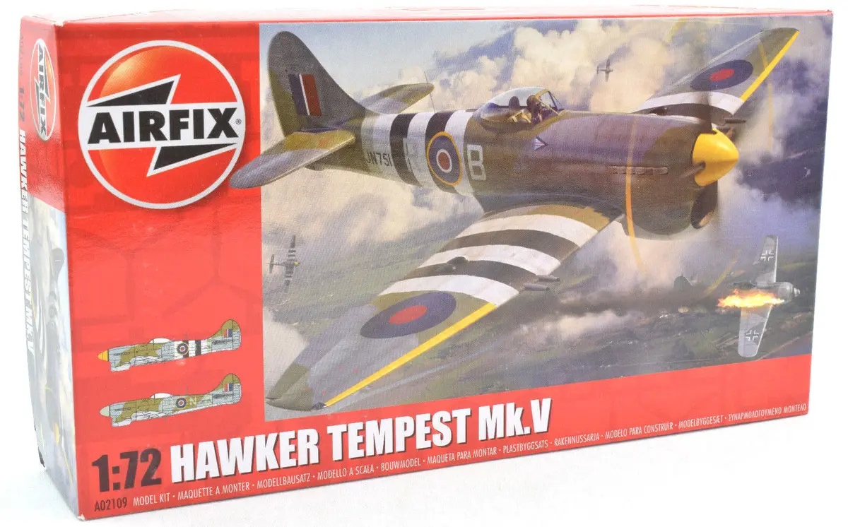 Airfix Hawker Tempest Mk.V 1:72 Scale Plastic Model Kit A02109 1