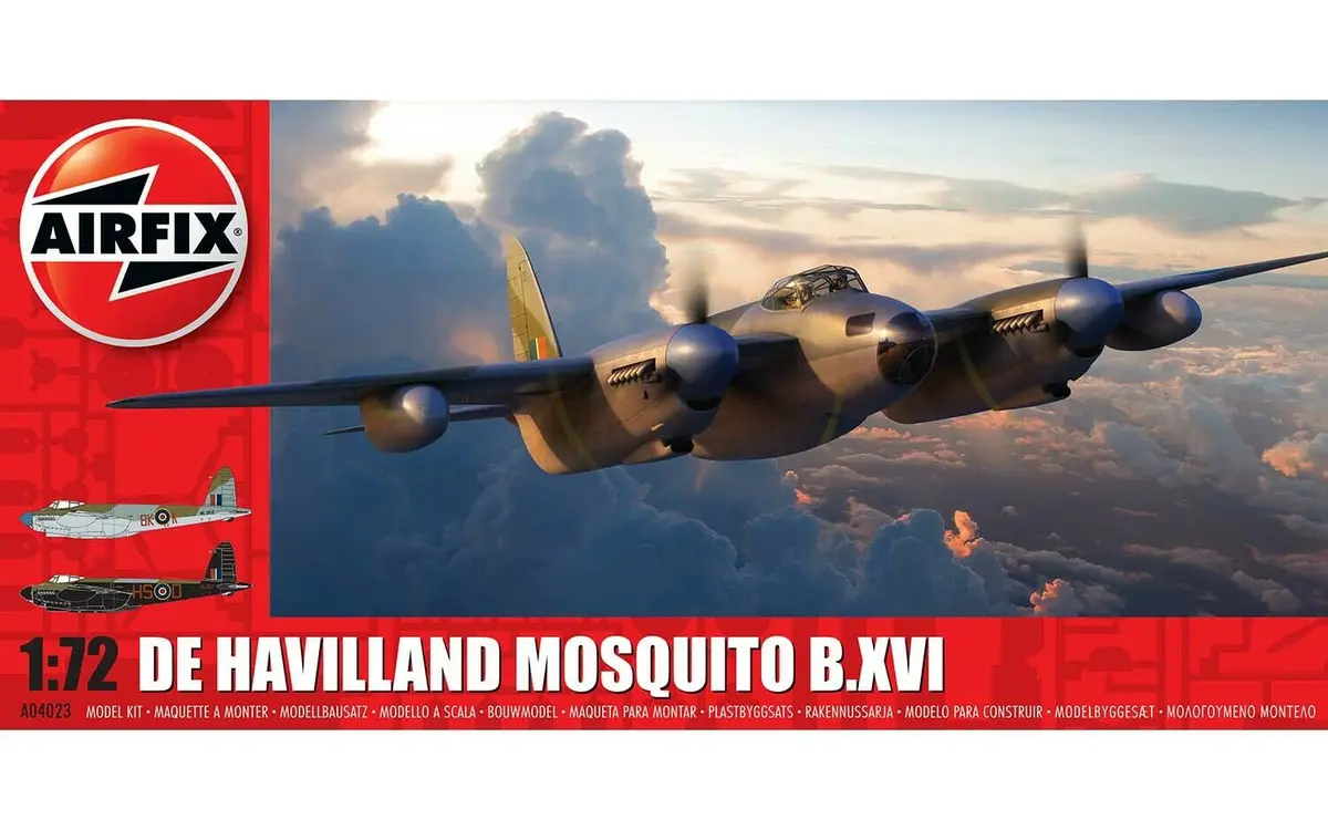 Airfix De Havilland Mosquito B.Xvi 1:72 Scale Plastic Model Airplane A04023 1