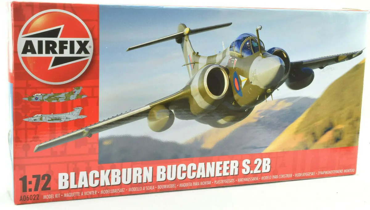 Airfix Blackburn Buccaneer S.2B 1:72 Scale Plastic Model Airplane Kit A06022 1
