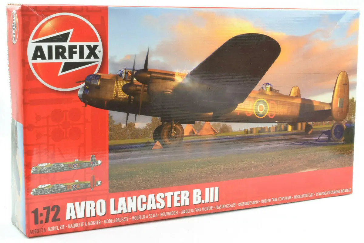 Airfix Avro Lancaster B.Iii 1:72 Scale Plastic Model Airplane Kit A08013a 1