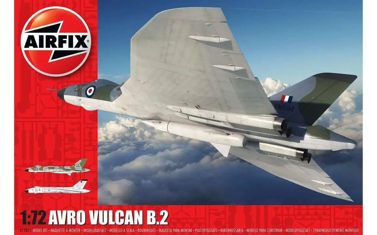 Airfix Avro Vulcan B.2 1:72 Scale Plastic Model Airplane Kit A12011 1