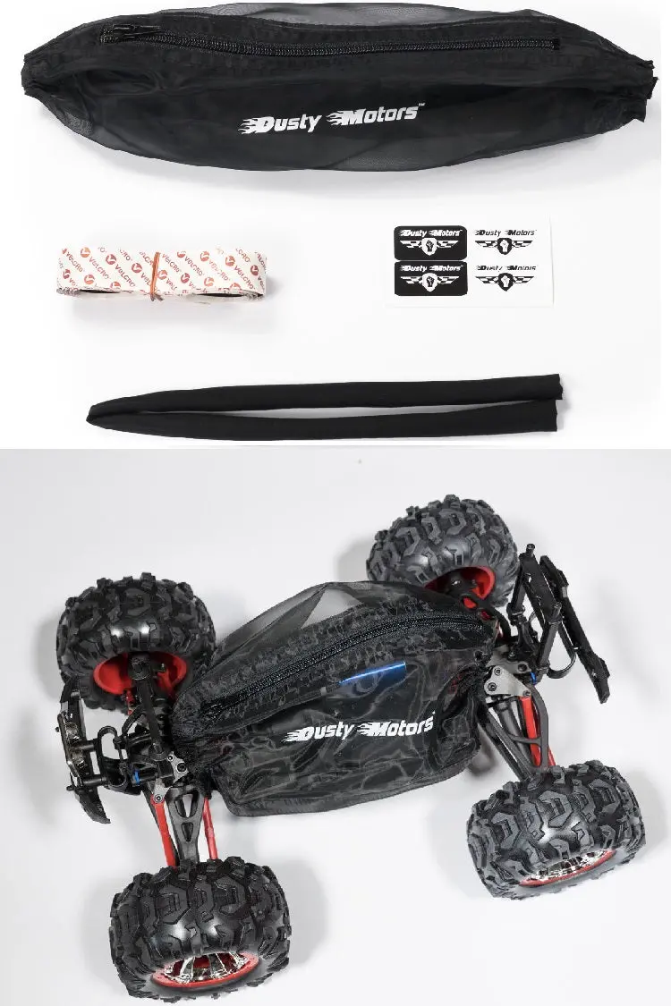 Dusty Motors Traxxas 1/16 Slash / Summit / E-Revo Black Protection Cover Shroud 1