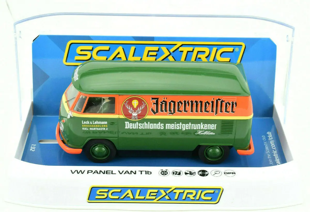 Scalextric "Jagermeister" Volkswagen Panel Van T1b Dpr Light 1/32 Slot Car C3938 1
