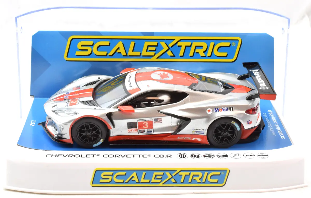 Scalextric Chevrolet Corvette C8.R - 12 Sebring Dpr W/ Lights 1/32 Slot Car C4454 1