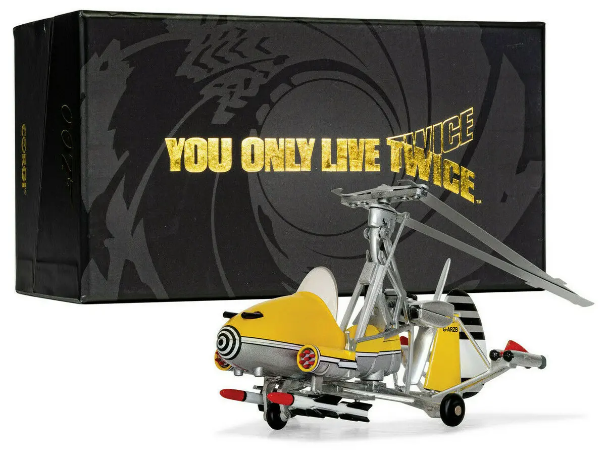 Corgi James Bond "You Live Twice" Gyrocopter Little Nellie 1:36 Die-Cast Cc04604 1