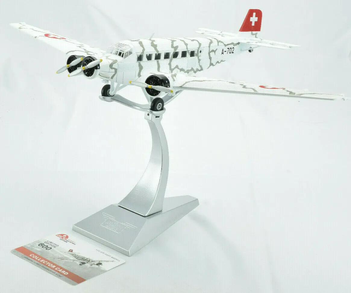 Corgi Junkers Ju 52/3 - Arwico Edition 1:72 Die-Cast Airplane Cp36902 1