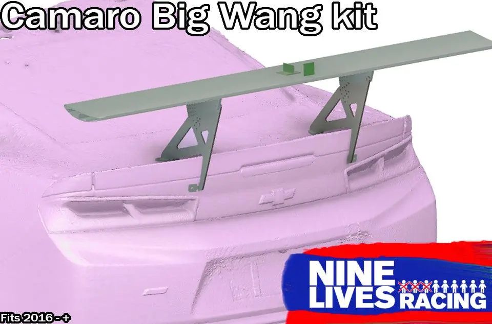 Nine Lives Racing Aluminum Wing Kit Camaro Gen. 6 1
