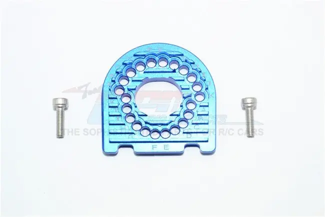 Gpm Racing Traxxas 4-Tec 2.0 Blue Aluminum Heatsink Motor Mount Gt018-B 1