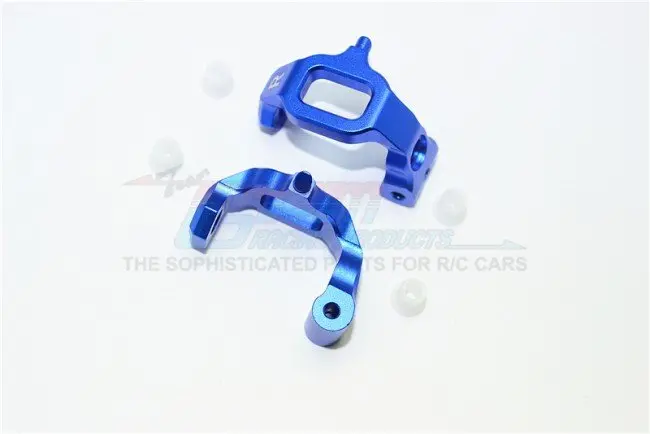 Gpm Racing Traxxas 4-Tec 2.0 Blue Aluminum Front C Hub Set Gt019-B 1