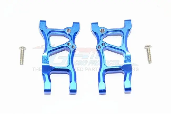 Gpm Racing Traxxas 4-Tec 2.0 Blue Aluminum Rear Suspension Arm Set Gt056-B 1