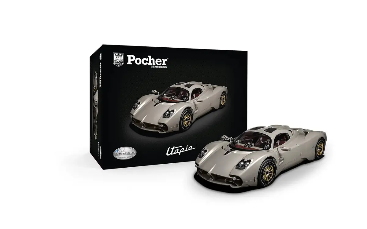 Pocher Pagani Utopia Coupe - Rinascimento Lucido 1/8 Die-Cast Model Kit Hk120 1