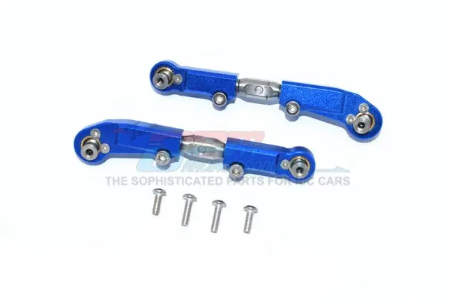 Gpm Racing Arrma Limitless / Infraction Blue Aluminum Adjustable Steering Turnbuckle Maf162s-B 1