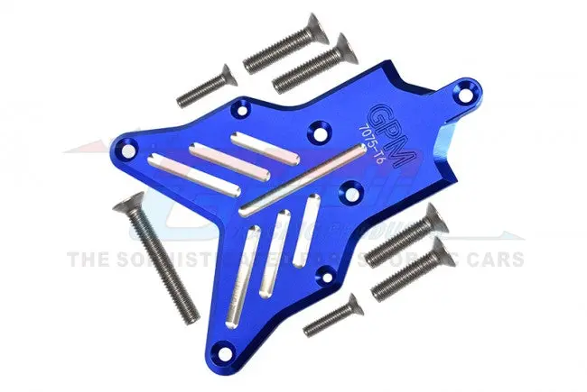 Gpm Racing Traxxas Sledge Aluminum Rear Chassis Protector Skid Plate Sle331r-B 1