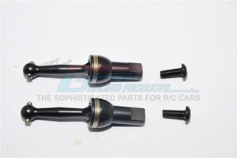 Gpm Racing Latrax Rally Steel 23Mm Cvd Drive Shafts - Front Or Rear Sltx223-Bk 1