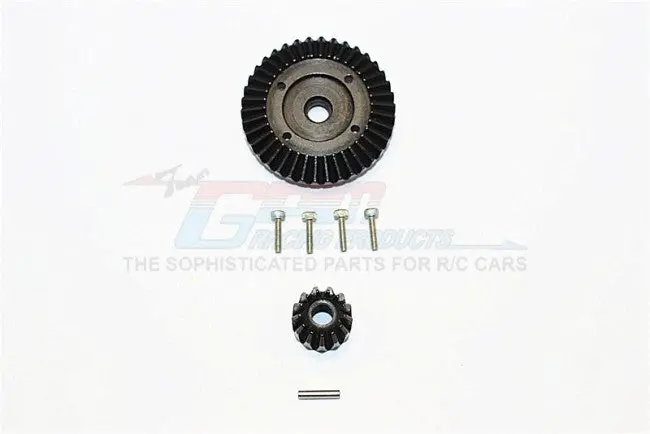 Gpm Racing Axial Smt10 Rr10 Wraith Yeti Steel Bevel Differential Gear Smj1200-Bk 1