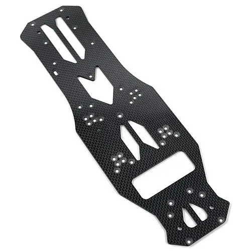 Yeah Racing Hpi Sprint 2 2.5Mm Graphite / Carbon Fiber Chassis Plate Spt2-010 1