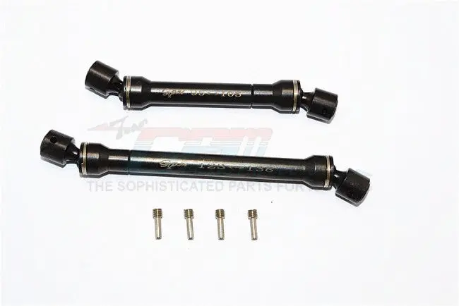 Gpm Racing Axial Scx10 Ii Steel Front & Rear Center Driveshafts Sscx2037frn-Bk 1