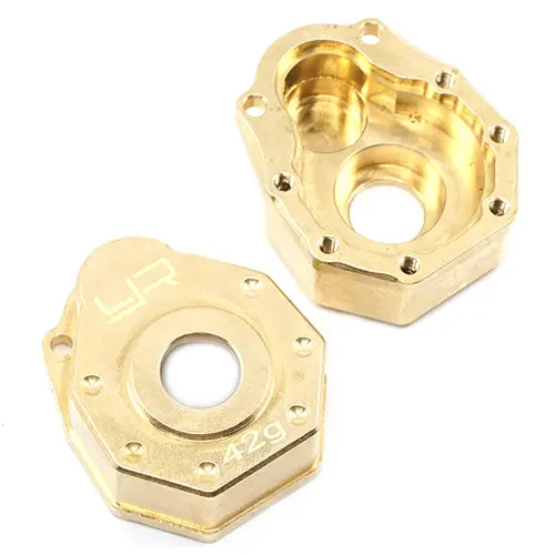 Yeah Racing Traxxas Trx-4 42G Brass Front Or Rear Portal Cover Trx4-019 1